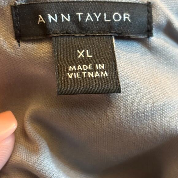 Ann Taylor Sequin Sleeveless Mock Neck Top Size XL - Picture 6 of 7